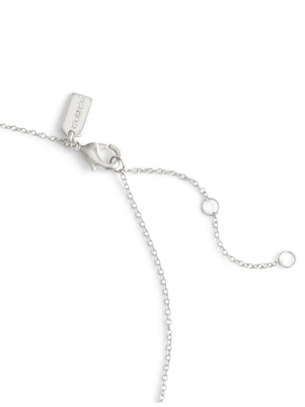 Coach Silver Heart Logo Pendant
Necklace - Picture 4 of 7